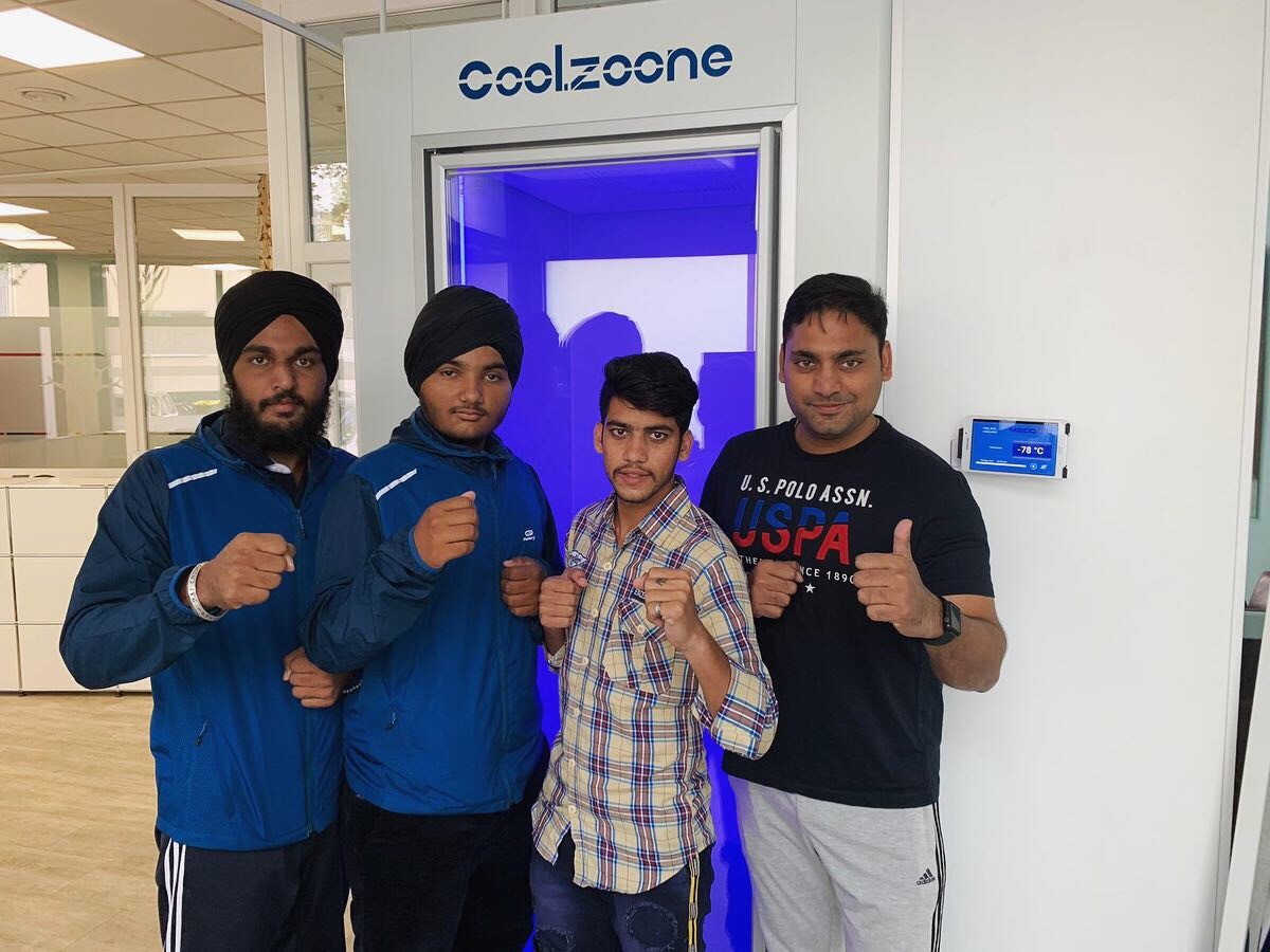 Das indische Karate-Nationalteam zu Besuch in Köln