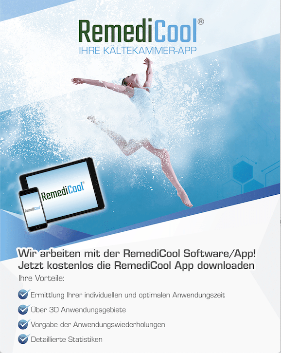 Wir arbeiten mit der RemediCool Software/App!