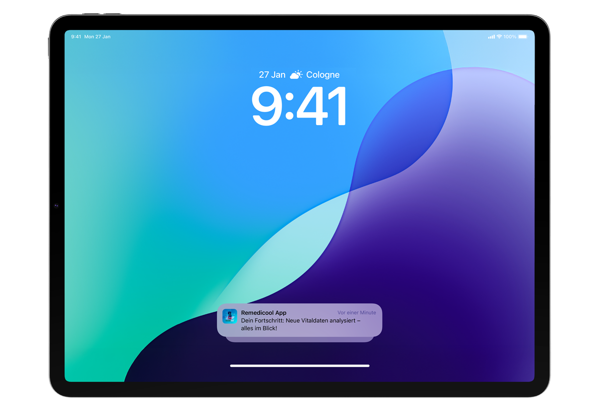 RemediCool App auf iPad